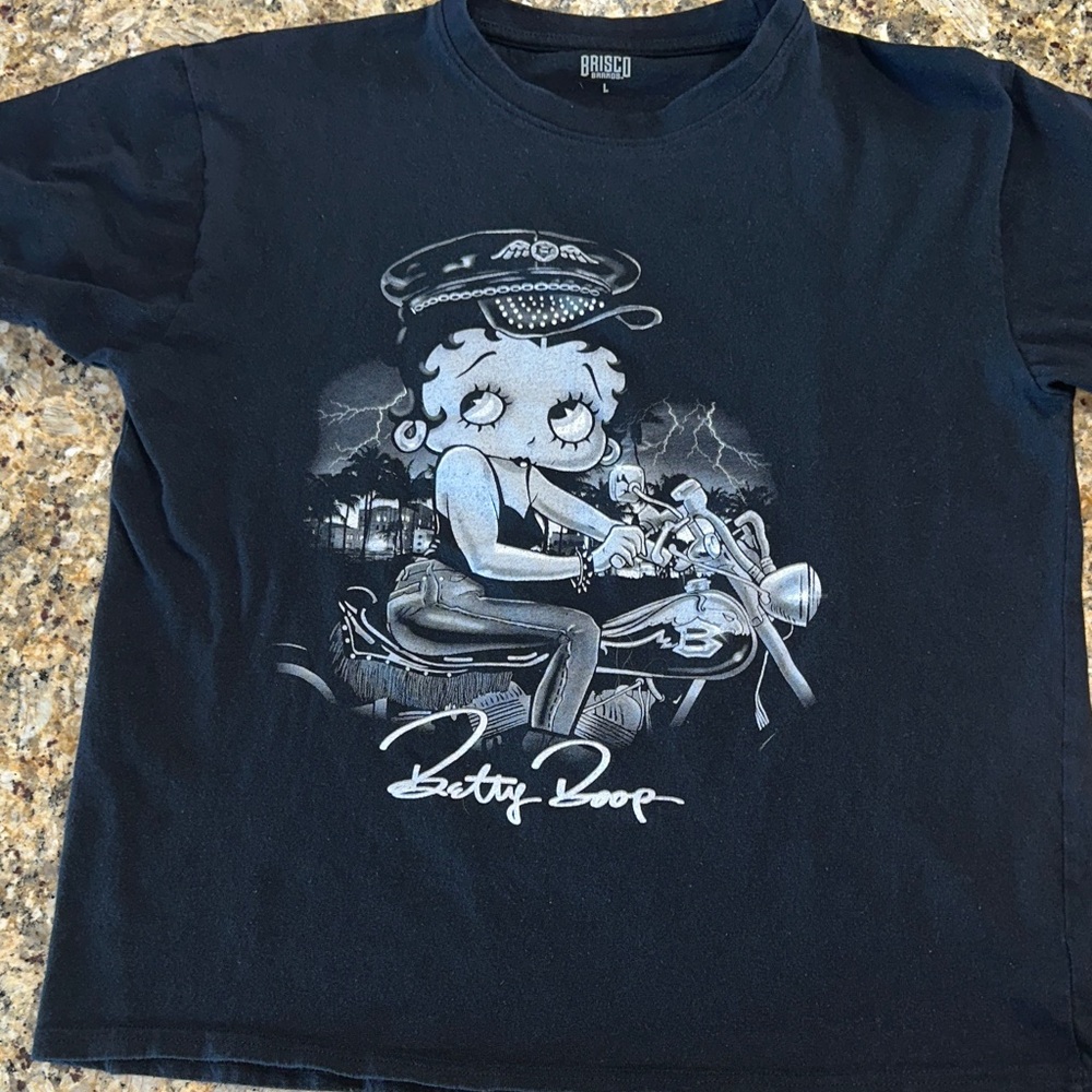 Brisco Black Betty Boop Women's Short Sleeve Tee